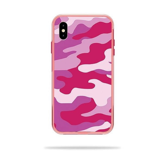 MightySkins LIFSLIPXSM-Pink Camo Skin Decal Wrap for LifeProof SLAM iPhone XS Max Case Sticker - Pink Camo