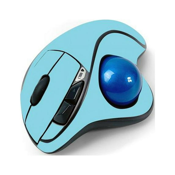 MightySkins LOGM570-Solid Baby Blue Skin for Logitech M570 Wireless Trackball Mouse - Solid Baby Blue