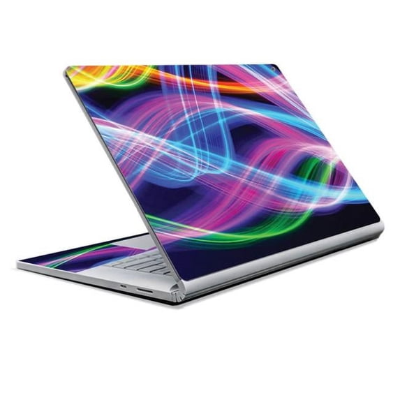 MightySkins MISURFB215-Light Waves Skin for 15 in. 2018 Microsoft Surface Book 2, Light Waves