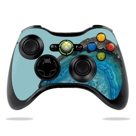 MightySkins MIXB360CO-Blue Agate Skin for Microsoft Xbox 360 Controller - Blue Agate