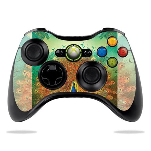 MightySkins MIXB360CO-Pretty Peacock Skin for Microsoft Xbox 360 Controller - Pretty Peacock