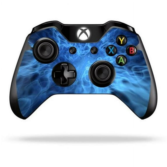 MightySkins MIXBONCO-Blue Mystic Fl Skin Decal Wrap for Microsoft Xbox One & One S Controller Sticker - Blue Mystic Fla
