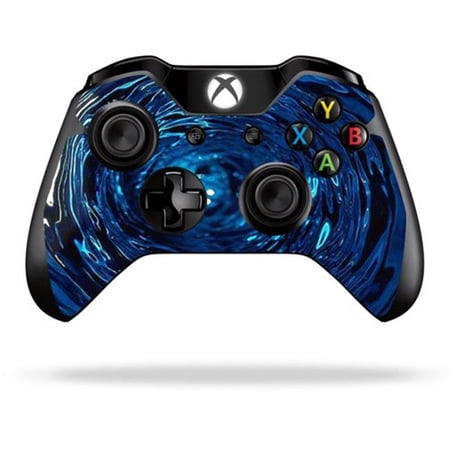 MightySkins MIXBONCO-Blue Vortex Skin Decal Wrap for Microsoft Xbox One & One S Controller Sticker - Blue Vortex