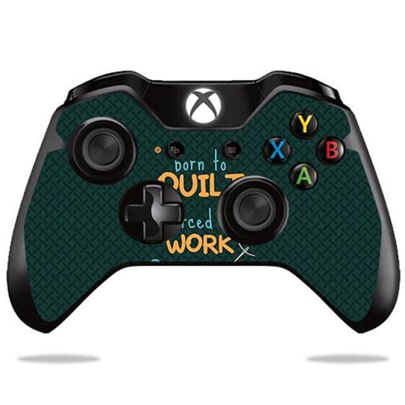 MightySkins MIXBONCO-Born To Quilt Skin Decal Wrap for Microsoft Xbox One & One S Controller - Born To Quilt