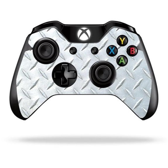 MightySkins MIXBONCO-Diamond Plate Skin Decal Wrap for Microsoft Xbox One & One S Controller Sticker - Diamond Plate
