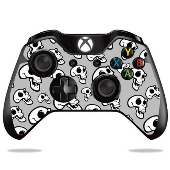 MightySkins MIXBONCO-Laughing Skulls Skin Decal Wrap for Microsoft Xbox One & One S Controller - Laughing Skulls