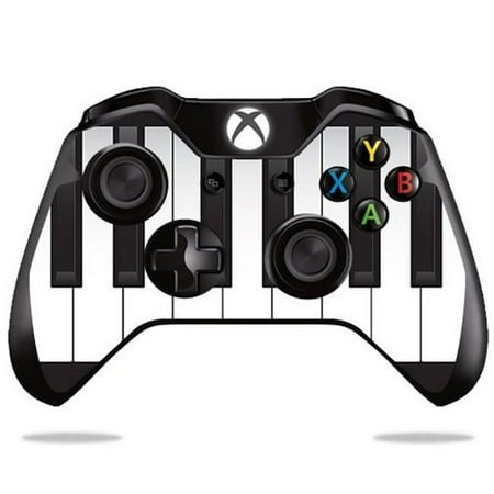MightySkins MIXBONCO-Piano Keys Skin Decal Wrap for Microsoft Xbox One & One S Controller - Piano Keys