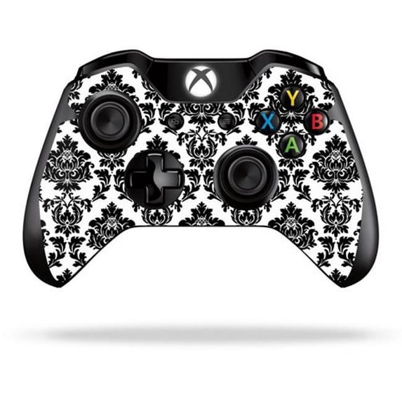 MightySkins MIXBONCO-Vintage Damask Skin Decal Wrap for Microsoft Xbox One & One S Controller Sticker - Vintage Damask