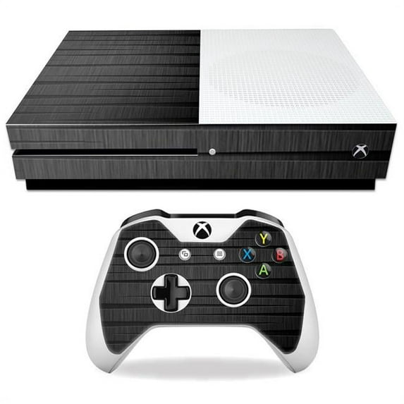 MightySkins MIXBONES-Carved Wood Skin Decal Wrap for Microsoft Xbox One S - Carved Wood
