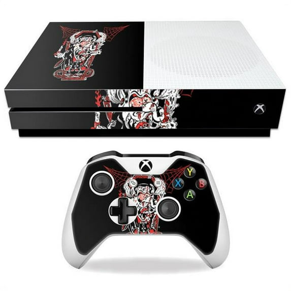 MightySkins MIXBONES-Crackula Skin Decal Wrap for Microsoft Xbox One S - Crackula