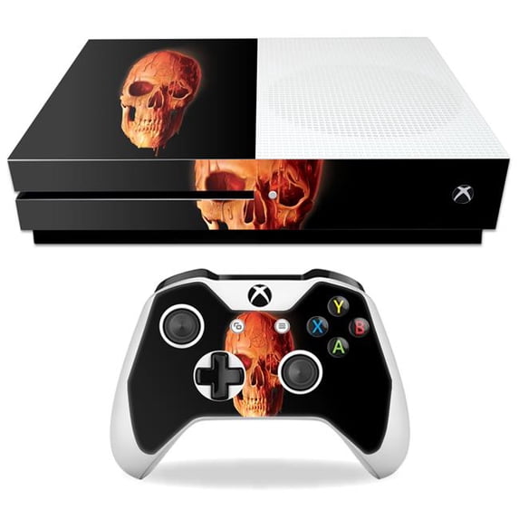 MightySkins MIXBONES-Wax Skull Skin for Microsoft Xbox One S - Wax Skull