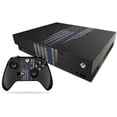 thumbnail image 1 of MightySkins MIXBONXCMB-Thin Blue Line Skin Decal Wrap for Microsoft Xbox One X Combo Sticker - Thin Blue Line, 1 of 4