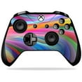 thumbnail image 1 of MightySkins MIXBONXCO-Rainbow Waves Skin Decal Wrap for Microsoft Xbox One X Controller Sticker - Rainbow Waves, 1 of 4