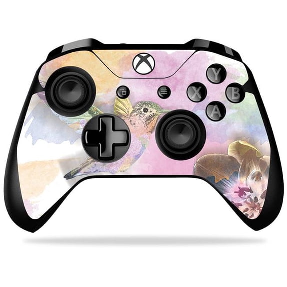 MightySkins MIXBONXCO-Water Color Mocking Skin Decal Wrap for Microsoft Xbox One X Controller Sticker - Water Color Mocking