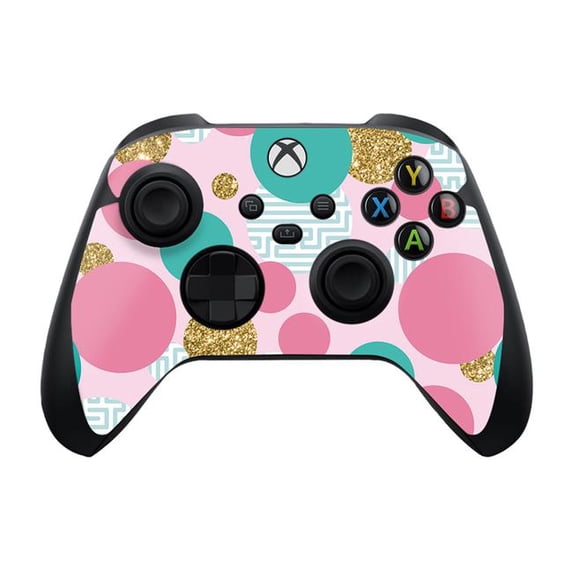 MightySkins MIXBSERXSCON-Golden Bubbles Skin for XBOX Series X & S Controller - Golden Bubbles