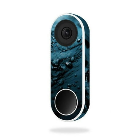 MightySkins NEHEL-Blue Storm Skin for Nest Hello Video Doorbell - Blue Storm