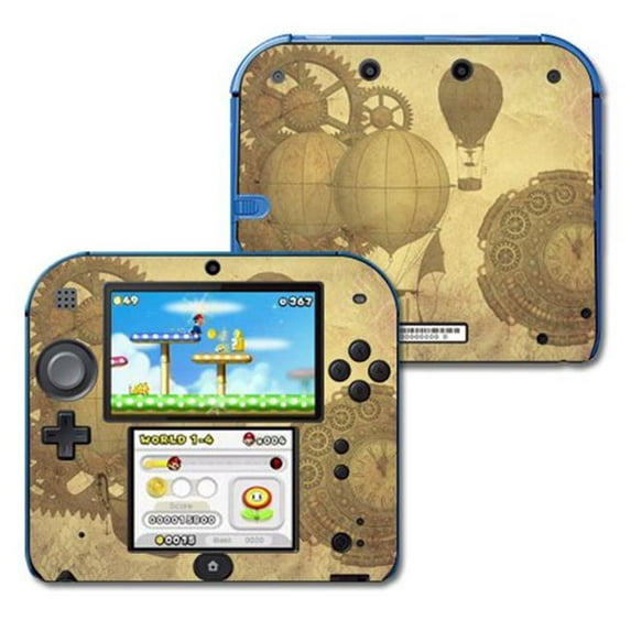 MightySkins NI2DS-Steam Punk Paper Skin Decal Wrap for Nintendo 2DS Sticker - Steam Punk Paper
