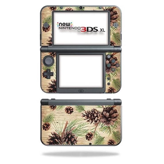 MightySkins NI3DSXL2-Pine Collage Skin Decal Wrap for Nintendo 3DS XL 2015 - Pine Collage