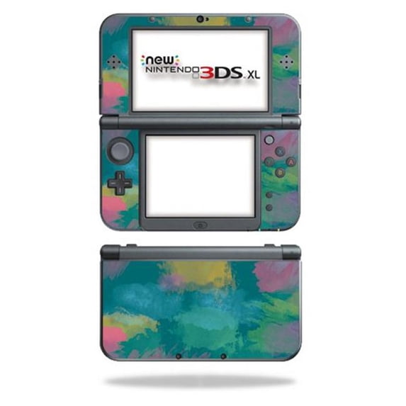 MightySkins NI3DSXL2-Watercolor Blue Skin Decal Wrap for New Nintendo 3DS XL 2015 - Watercolor Blue