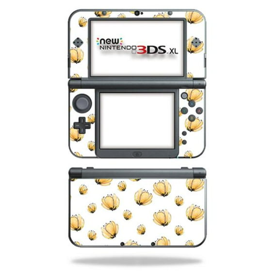 MightySkins NI3DSXL2-Yellow Poppy Skin Decal Wrap for New Nintendo 3DS XL 2015 - Yellow Poppy