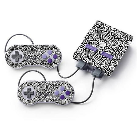 MightySkins NISUNES-Abstract Black Skin for Nintendo Super NES Classic - Abstract Black