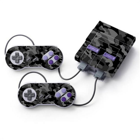 MightySkins NISUNES-Black Camo Skin for Nintendo Super NES Classic - Black Camo