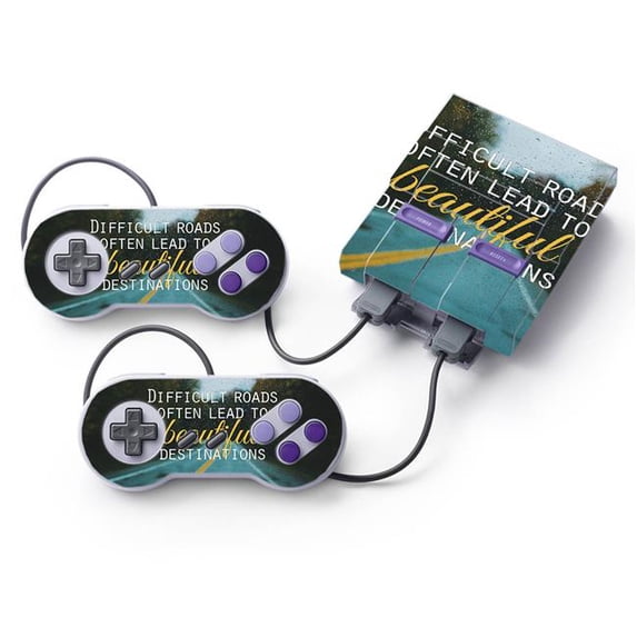 MightySkins NISUNES-Difficult Roads Skin for Nintendo Super NES Classic - Difficult Roads