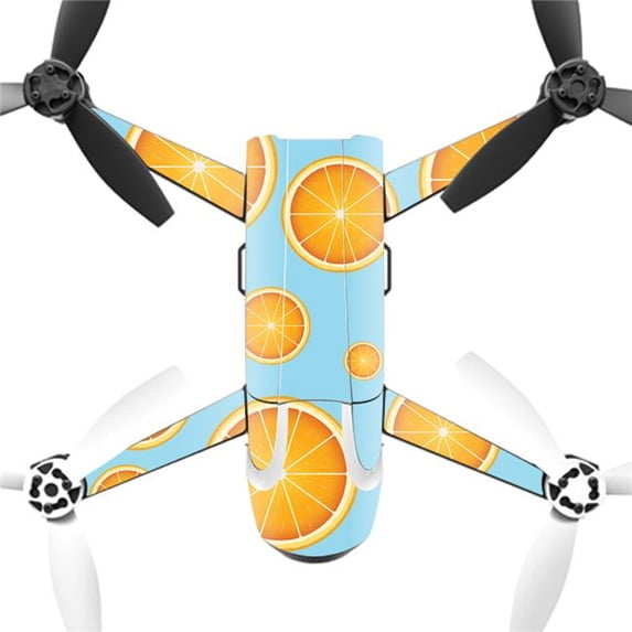 MightySkins PABEBOP2-2Orange Slices Skin Decal Wrap for Parrot Bebop 2 Quadcopter Drone - Orange Slices