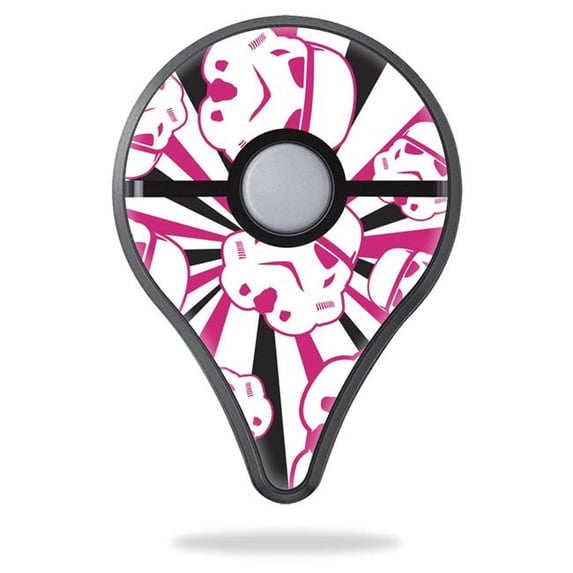 MightySkins POGOPLUS-Pink Trooper Storm Skin Decal Wrap for Pokemon Go Plus Cover Sticker - Pink Trooper Storm