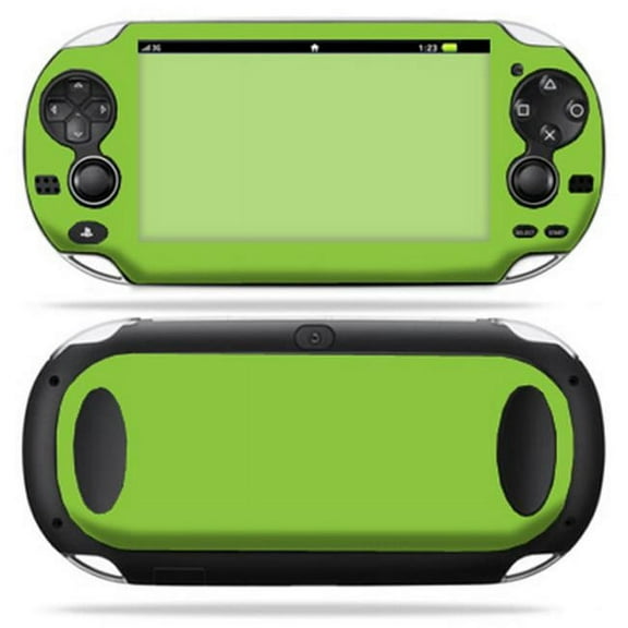 MightySkins PSVITA-Glossy Green Skin Compatible with PS Vita PSVITA Playstation Vita Portable Wrap Sticker - Solid Green
