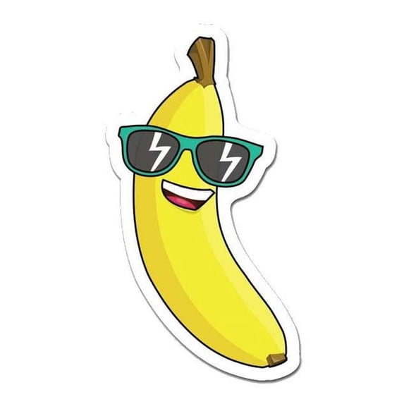 MightySkins RD-12-99887 Cool Banana 12 in. Peel & Stick Wall Art - Removable Cute Stylish Funny Cartoon Dorm Room Decor Sticker Vinyl Wall Decals