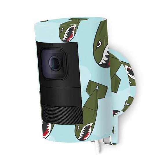 MightySkins RISTCA-Bombs Away Skin Decal Wrap for Ring Stick Up Cam Wired Sticker - Bombs Away