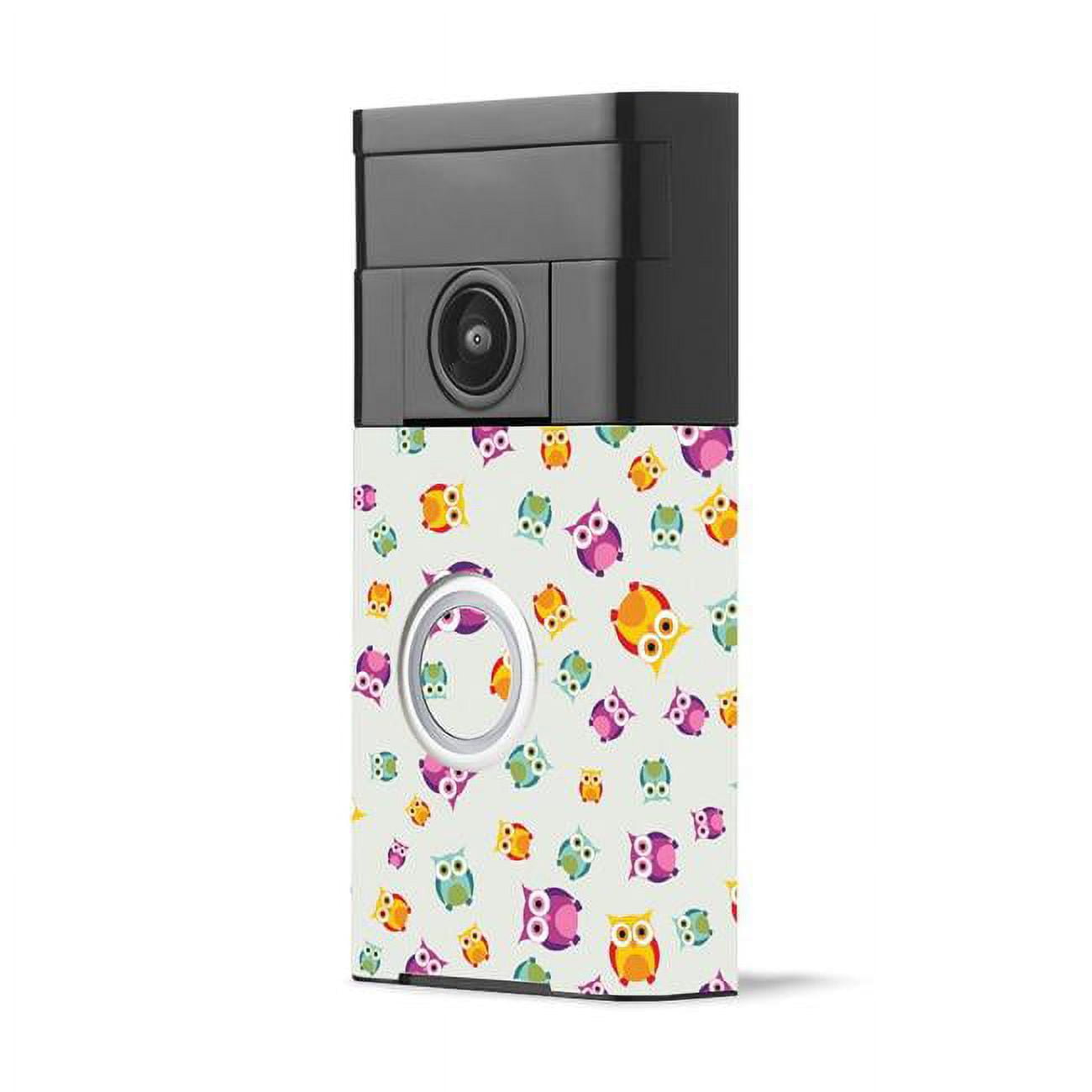 MightySkins RIVDOwls Skin Decal Wrap for Ring Video Doorbell Sticker