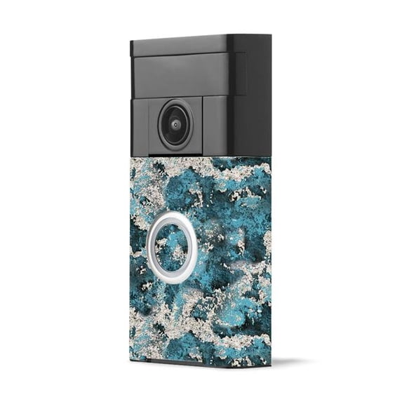 MightySkins RIVD-Rift Skin Decal Wrap for Ring Video Doorbell Sticker - Rift