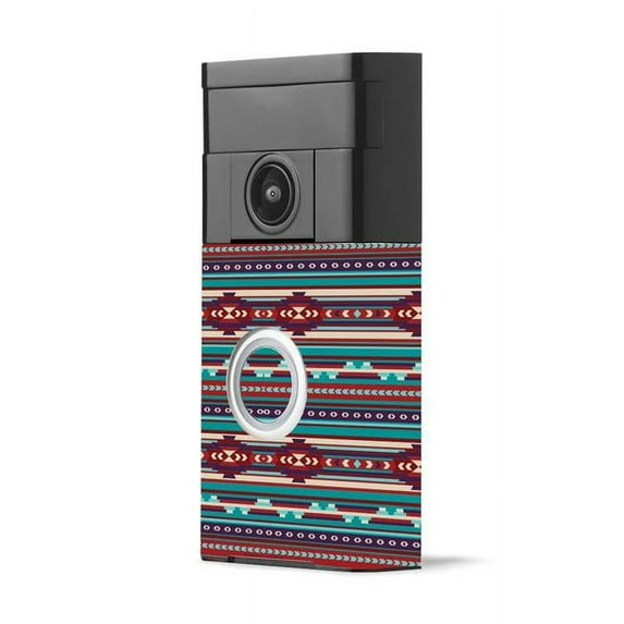 MightySkins RIVD-Southwest Stripes Skin Decal Wrap for Ring Video Doorbell Sticker - Southwest Stripes