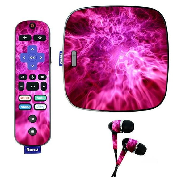 MightySkins ROUL-Red Mystic Flames Skin for Roku Ultra - Red Mystic Flames
