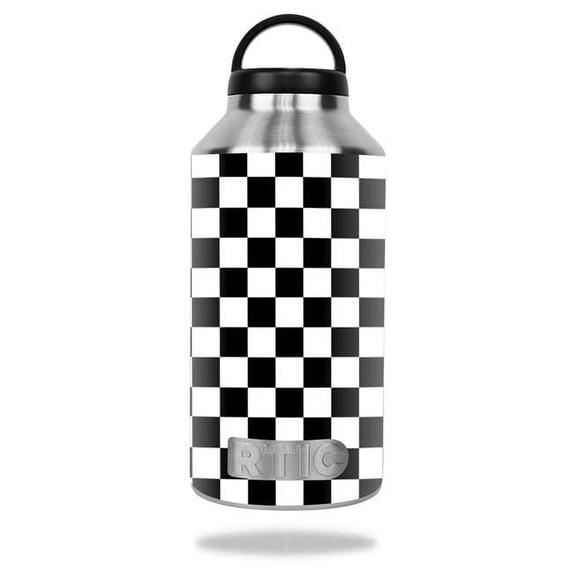 MightySkins RTBOT64-Check Skin for RTIC 64 oz Bottle 2016 Wrap Cover - Check