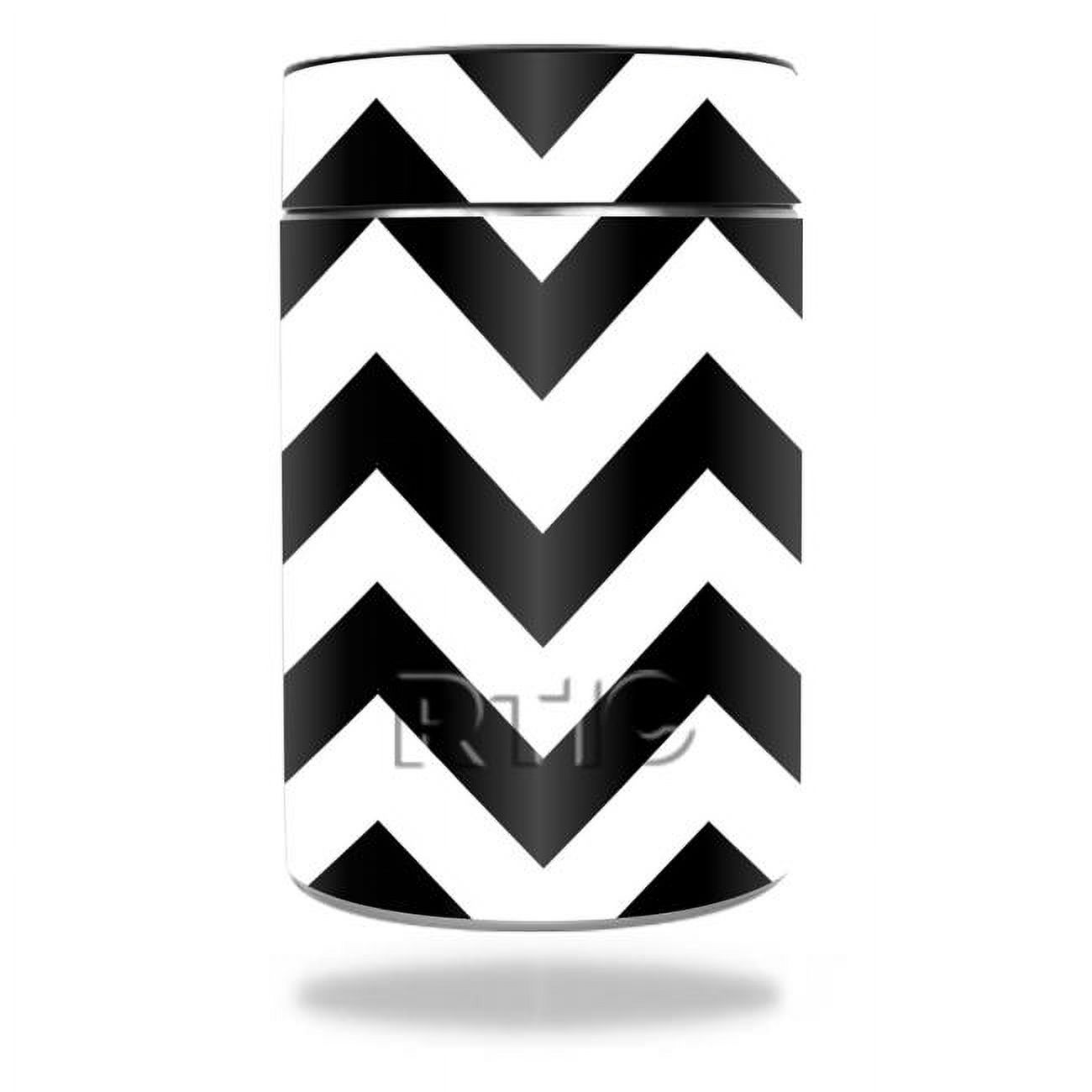 MightySkins RTCAN-Black Chevron Skin for RTIC Can 2016 Wrap Cover ...