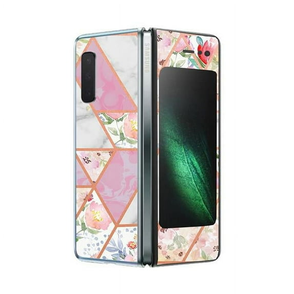 MightySkins SAGFO-Geo Floral Marble Skin for Samsung Galaxy Fold - Geo Floral Marble
