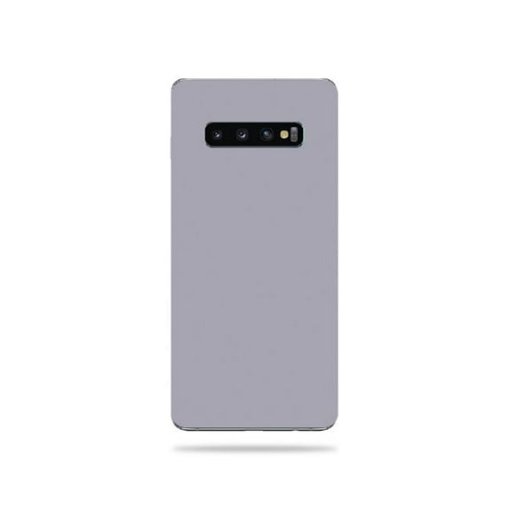 MightySkins SAGS10PL-Solid Gray Skin Decal Wrap for Samsung Galaxy S10 Plus Sticker - Solid Gray