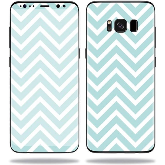 MightySkins SAGS8-Aqua Chevron Skin for Samsung S8 - Aqua Chevron
