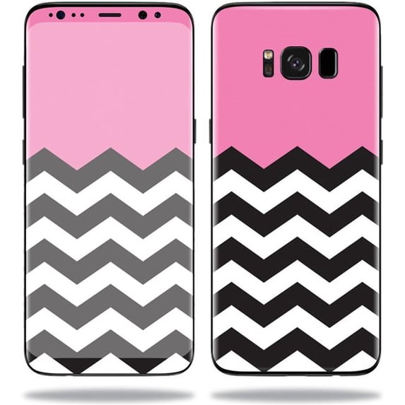 MightySkins SAGS8-Pink Chevron Skin for Samsung S8 - Pink Chevron