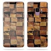 MightySkins SAGS9-Stacked Wood Skin for Samsung S9 - Stacked Wood