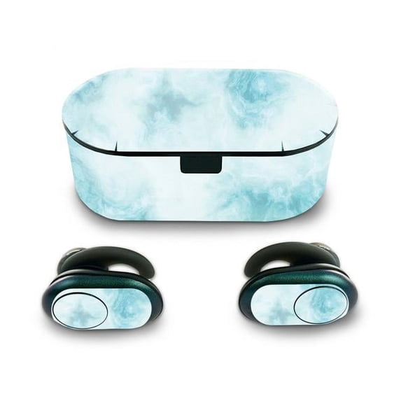 MightySkins SKPU-Blue Marble Skin for Push Wireless Earbuds - Blue Marble