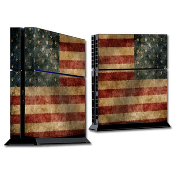 MightySkins SOPS4-Vintage Flag Skin for Sony PS4 Console, Vintage Flag
