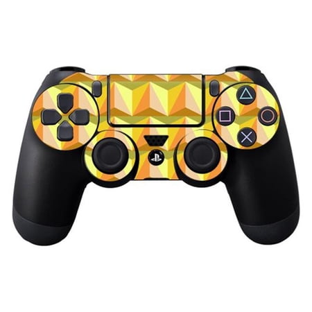 MightySkins SOPS4CO-Angle Orange Skin Decal Wrap for DualShock PS4 Controller - Angle Orange