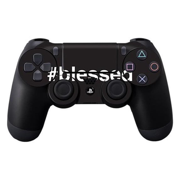 MightySkins SOPS4CO-Blessed Skin Decal Wrap for Microsoft Xbox One S - Blue Ice
