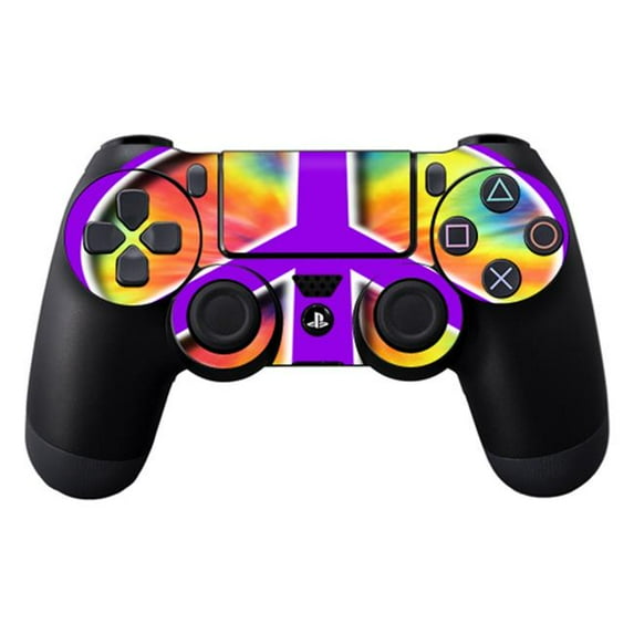 MightySkins SOPS4CO-Hippie Time Skin Decal Wrap for Sony PlayStation DualShock 4 Controller - Hippie Time