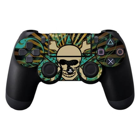 MightySkins SOPS4CO-Skull Rays Skin Decal Wrap for Sony Playstation Dualshock 4 Controller - Skull Rays