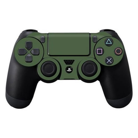 MightySkins SOPS4CO-Solid Olive Skin Decal Wrap for Dual Shock PS4 Controller - Solid Olive